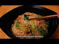 How to make spinach and vermicelli into a delicious dish, It tastes delicious and refreshing #food