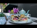 Finding Joy in Chores 👒 Magnolia Tea & Berry Crepes 🧺 Simple Life ASMR, Slow Living Vlog