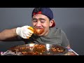 INSANE!!! EATING 10 CHICKEN AND 3 BURGER FROM MCDONALD USING 2 BOTTLES OF NUCLEAR SAMYANG SAUCE!!