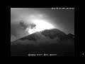 June 3, 2023, ~ Strombolian Activity ~ Popocatepetl Volcano, Mexico ~ 19:45 MDT