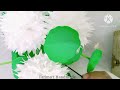 How To Make Tissue Paper Flowers Easy||Paper Flowers||Tissue Craft||Fatima'z Handmade