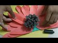 DIY SIMPLE HOME DECOR WALL DECORATION HANGING FLOWER PAPER CRAFT IDEAS - PAPER CRAFT / #craft #diy