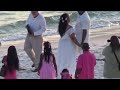 A wedding on the beach in Panama City Beach, FL