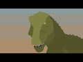 Tarbosaurus VS Tyrannosaurus Rex: The Final Battle (The Dino King) | Pivot Animator