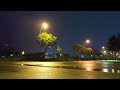 Listening to the Sound of Rain At Night on a Rainy Road - Suitable for Relaxing and Sleeping