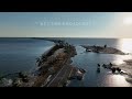 10-02-2022 Sanibel Island, FL - Hurricane Ian destroys causeway - Drone video