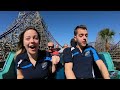 WE RODE IRON GWAZI! First Ever Ride Reaction Busch Gardens Tampa New RMC Hybrid