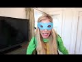 Giant Comic Book Masquerade Ball in Real Life to Save Game Master!  Rebecca Zamolo