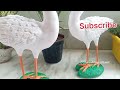 DIY | Swan Showpiece Making at Home | Wall Putty craft | Best out of Waste