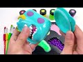 Satisfying Video|  How To Make Rainbow Hand Bathtub By Mixing Colorful Beads & Painted Cutting ASMR