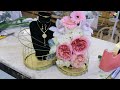 Flowers arrangement for mothers day. Easy tutorial best design. How to make flower bouquet with gift