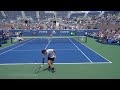 Roger Federer v. Dominic Thiem, 2019 US Open practice, 4K