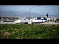 Ryanair B737-800 departing from Malaga
