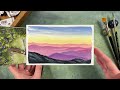 Gouache Landscape Sketchbook Tour & Chat