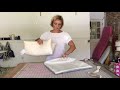 how to make a pillow with an invisible zipper