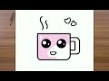 How to Draw a Cute Tea Cup, very very easy