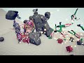 PRESENT ELF TEAM vs MEGA MEDIEVAL TEAM - Totally Accurate Battle Simulator | TABS