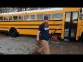 DEEP CLEANING! Pressure washing our FILTHY #skoolie |Clean with me|
