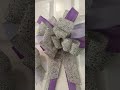 Lavender Fields ribbon bows #crafts