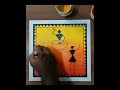 Easy New Method Warli painting | with hard Bound sheet |Acrylic painting | step-by-step
