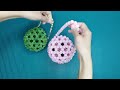 BEADED BAG FOR BEGINNERS TUTORIAL//      #diy #handmade #bags #beads #pearl #tutorial