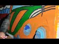 Pop art painting tutorial| easy pop art painting| #popart #acrylicpainting