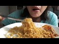 ASMR (IndoMie ,Mi goreng dry noodles+ Kimchi)