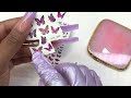 XL OMBRE BUTTERFLY POLYGEL NAILS 🦋💜 | BEGINNER FRIENDLY SUMMER NAIL ART | NAIL TUTORIAL