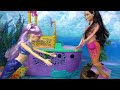 The Little Mermaid Ariel Barbie Doll Packing for Vacation