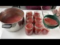 How to make Tomato Sauce from tomatoes | Quick Italian Tomato Passata Sauce