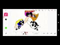 Doing a Powerpuff girls Drawing video