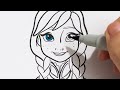 Disney Princess Coloring Pages | Ariel, Jasmine, Rapunzel, Cinderella, Belle, Tiana, Elsa & Anna