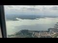 Approach and landing at Dallas Fort Worth Airport DFW