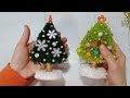 🌟🎄Superb Christmas Tree Making Idea with Yarn- Easy Way to Make It- DIY Amazing Christmas Decor Idea