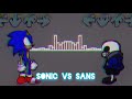 Sonic vs sans in friday night funkin REalllllll1!1!11!1!1!11