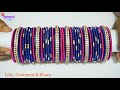 How To Make Beautiful Silk Thread Bangles | DIY | Silk Thread Bangles Set  | uppunutihome