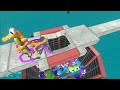 Surviving the Deadly Bridge | Escape from Rainbow Friends! - Animal Revolt Battle Simulator