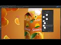 Orange Juice Product Manipulation in Photoshop