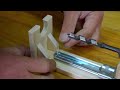 Drill straight holes! How to make a compact drill guide