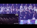 (ENG SUBS) 181201 Wanna one reaction to BTS Artist of the Year speech @MMA