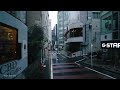 Walk in the Rain at Early Morning in Shibuya, Tokyo - Binaural Rain City Sounds