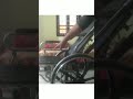Wheelchair with recliner demo