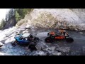 Axial Scx10-ii Bomber Yeti Vaterra Ascender mountain stream trail run