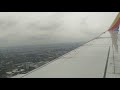 Southwest Airlines landing at New York LaGuardia Airport