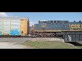 Catching amazing trains including a Heritage Unit in Troy,Ohio.