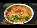 Noodle Soup - Asian Noodle Soup - 5 Minute Recipe - Rice Noodle Soup -Vegetarian - Vegan - No Cook