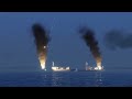 Just In!Ukrainian F-16s Sink Russian Cargo Ships Carrying MILLIONS of Liters of Oil Near Crimea!