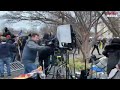 Trump supporters attack the FakeNews media.