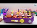 Peppa Pig Toy Collection ASMR unboxing No talking | Peppa family canoe trip | Aquarium Adventure