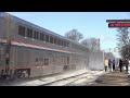 Metra & Amtrak Race in Hinsdale
